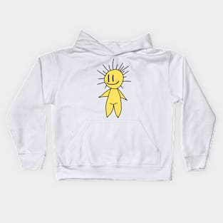 Smiley Sun Guy Kids Hoodie